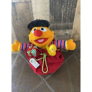 Sesame Street Christmas Ernie 1998 Plays Music Talks Vintage *Read* Not Moving